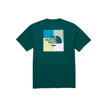 THE NORTH FACE COLOR PEAK EX S/SR/TEE T Shirt Men's Dark Green