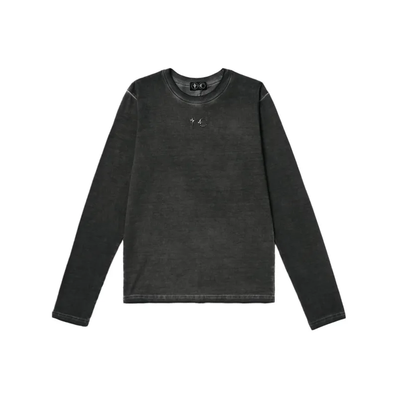 THUG CLUB SS24 T Shirt Unisex Charcoal-0