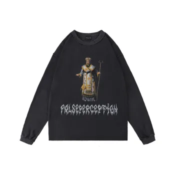 False Perception T Shirts Unisex Washed Black