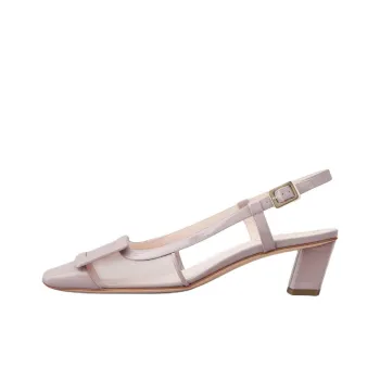 Roger Vivier Belle Vivier Block Heel High Heels 4.5cm Women's Purple