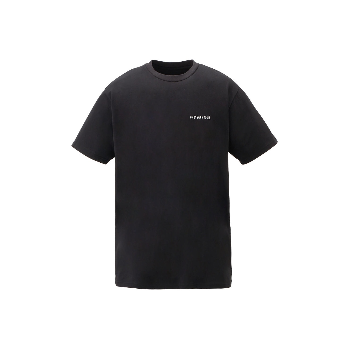 Onitsuka Tiger T-Shirts Unisex Black - POIZON