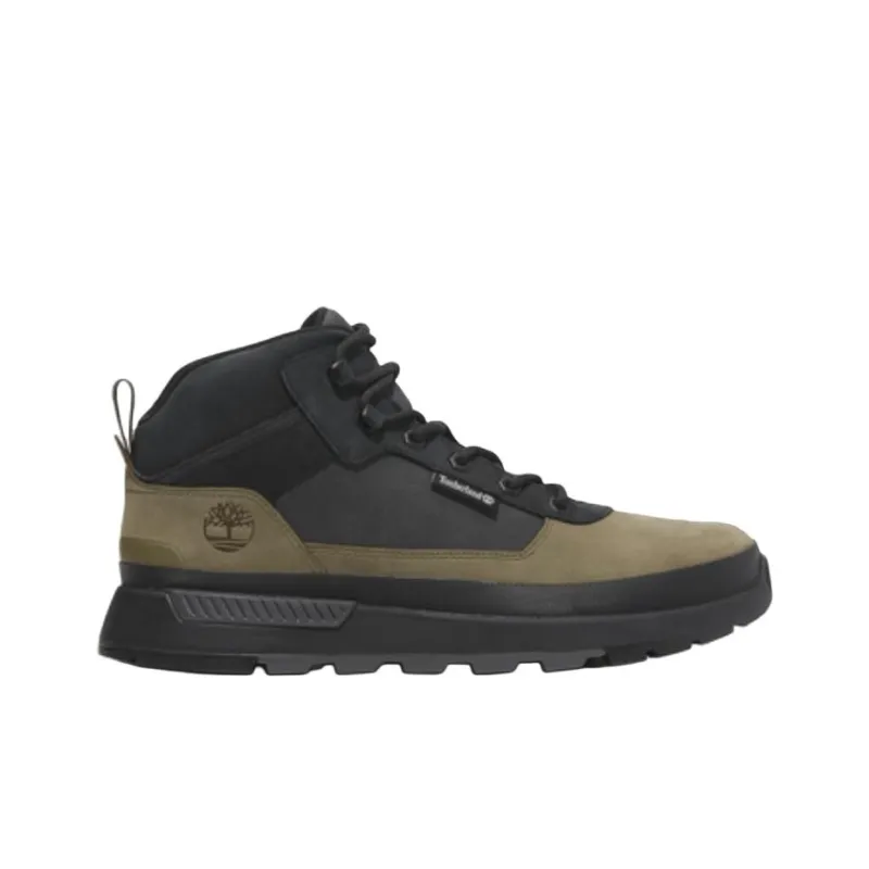 Timberland Field Trekker Anti Slip Wear Resistant Mid Top Casual Shoes Men's Green Black-1