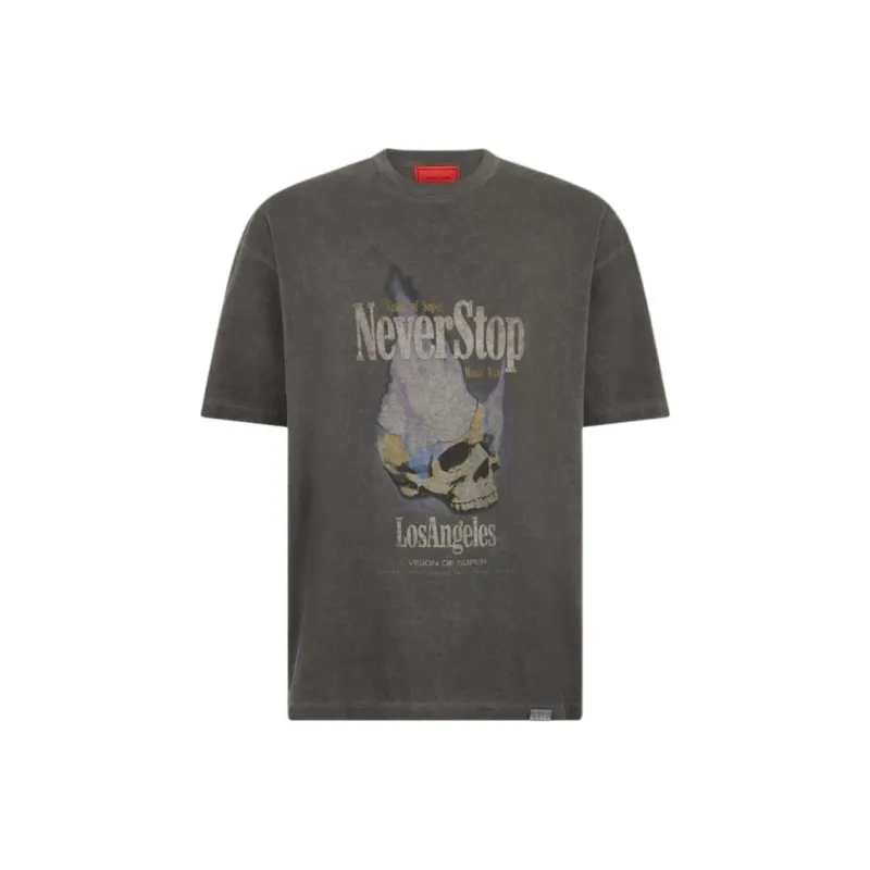 Vision Of Super T Shirt Men's Gray-0