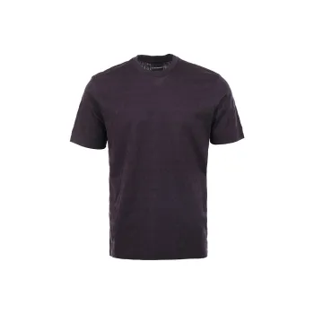 EMPORIO ARMANI SS24 T Shirt Men's Dark Purple