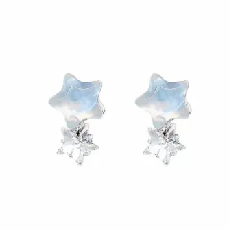 Universe Search Alloy Stud Earrings Women's
