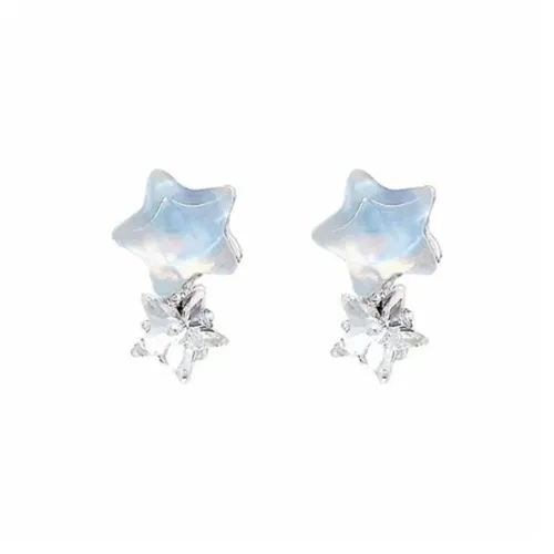 Universe Search Alloy Stud Earrings Women's