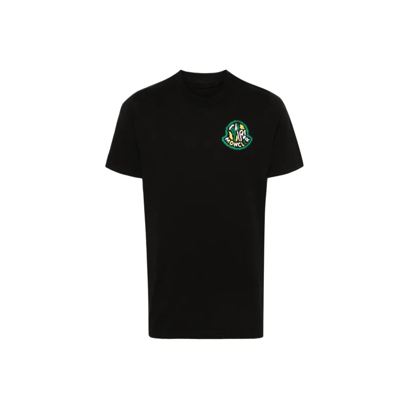 Moncler Logo Printed Crewneck T Shirt-0