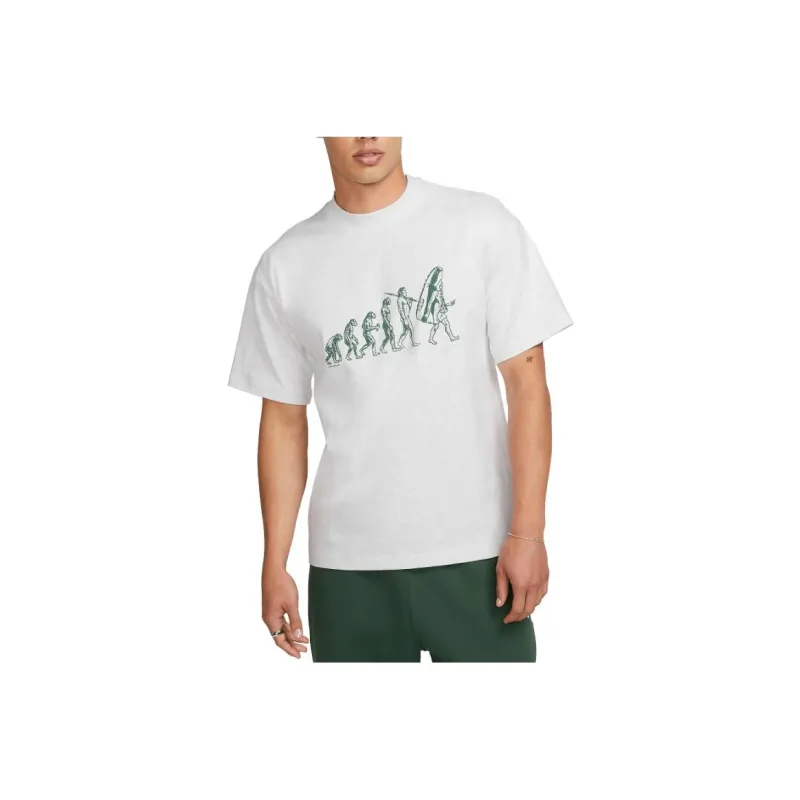 Nike T Shirts Men Light Gray-0
