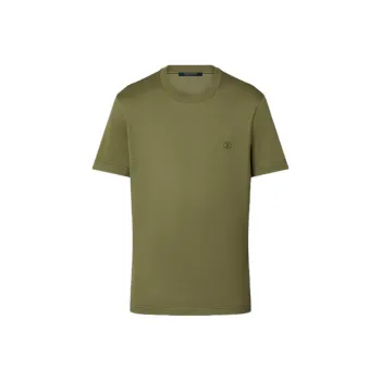 LOUIS VUITTON Classic Cotton T Shirt T Shirt Men's Green