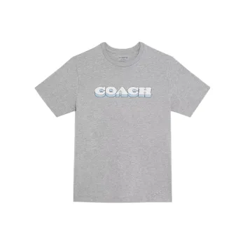 COACH T Shirts Men Gray