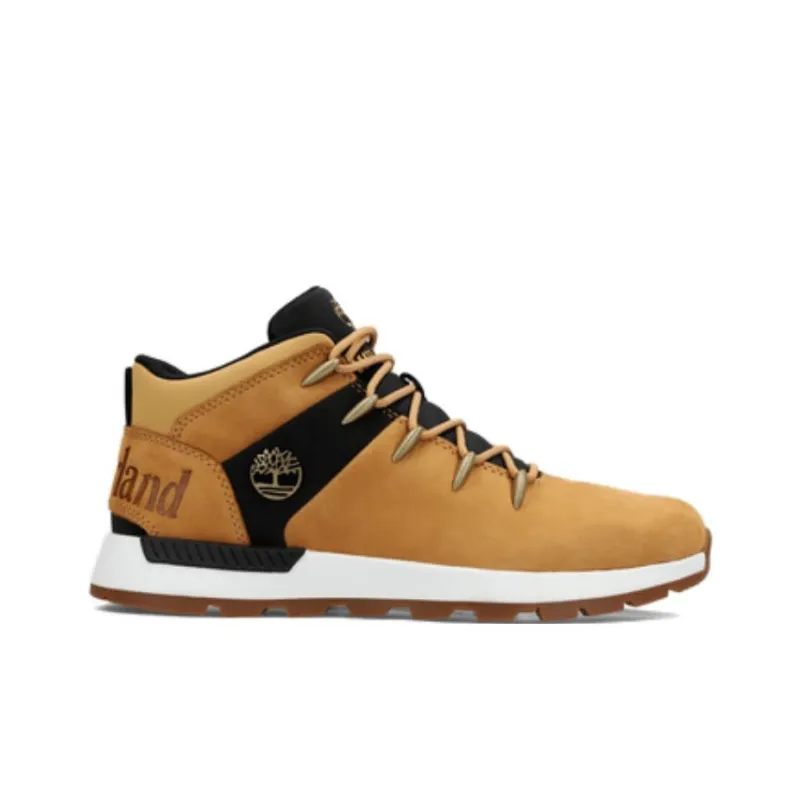 Timberland Sprint Trekker Cushioning, Wear Resistant Mid Top Casual Shoes Men's Yellow Brown-1