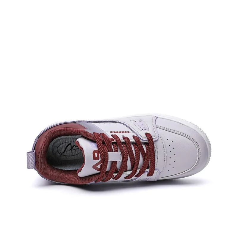 ABIDJAN Lightweight And Breathable Low Top Skateboard Shoes Unisex Pink Purple-5