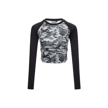 STK SMALL TOWN KID Raglan Sleeve T Shirt Women's