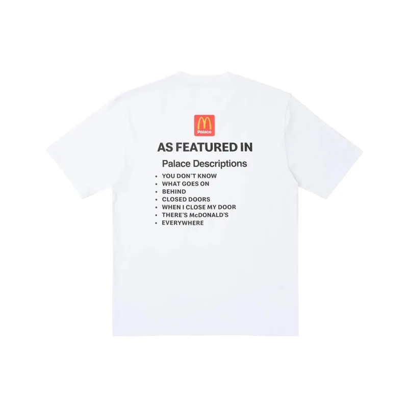 PALACE X McDonald's Description Ii T shirt-2