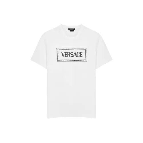 VERSACE Embroidered Logo Compact T Shirt