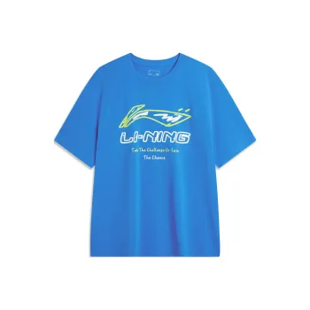 LiNing T Shirt Men's Deep Luminous Blue