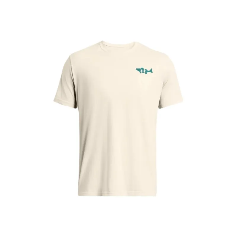 Under Armour UA Walley T Shirt Men's Ecru-0