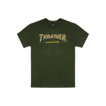 Thrasher T-Shirts Unisex Green