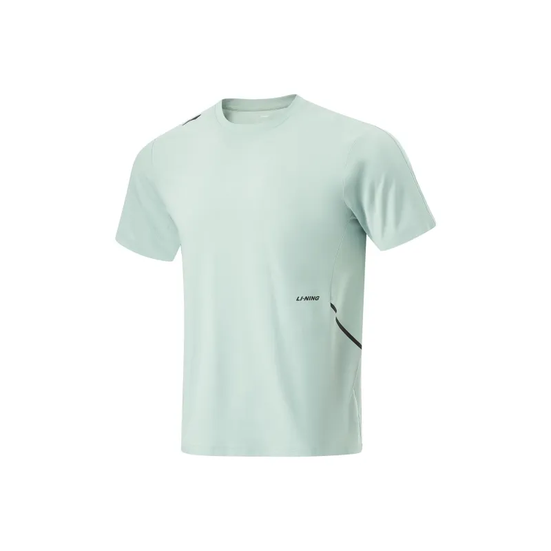 LiNing T Shirt Men's Light Turquoise-0