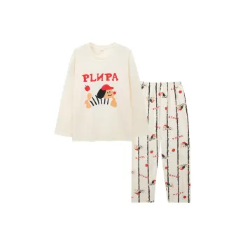 Sleeping Beauty Pajama Set Women's Ecru