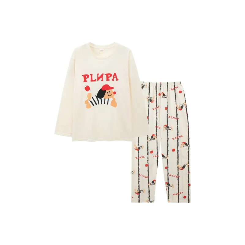 Sleeping Beauty Pajama Set Women's Ecru-0