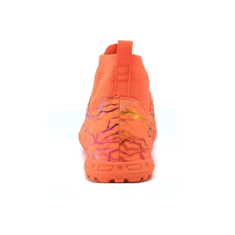 QIUTEXIONG FG Rubber Long Studs TF Rubber Broken Studs Soft Ground Firm Ground Slip Resistant Soccer Shoes Unisex-15