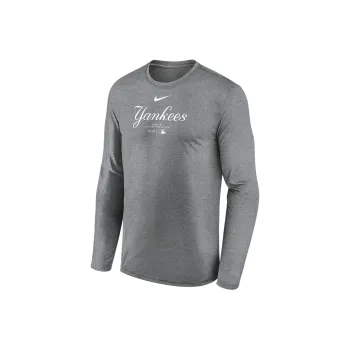 Nike New York Yankees Authentic Collection Practice T-Shirt Men's Dark Gray