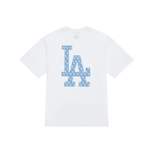 MLB MONOGRAM Monogram Collection Los Angeles Dodgers SS24 Set in Sleeve T Shirt Unisex White