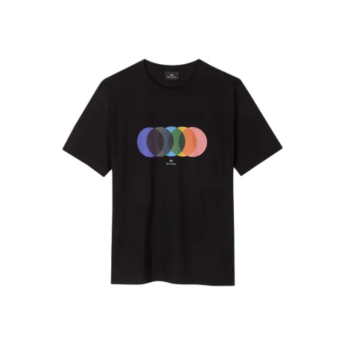Paul Smith Circles Printed Crewneck T Shirt