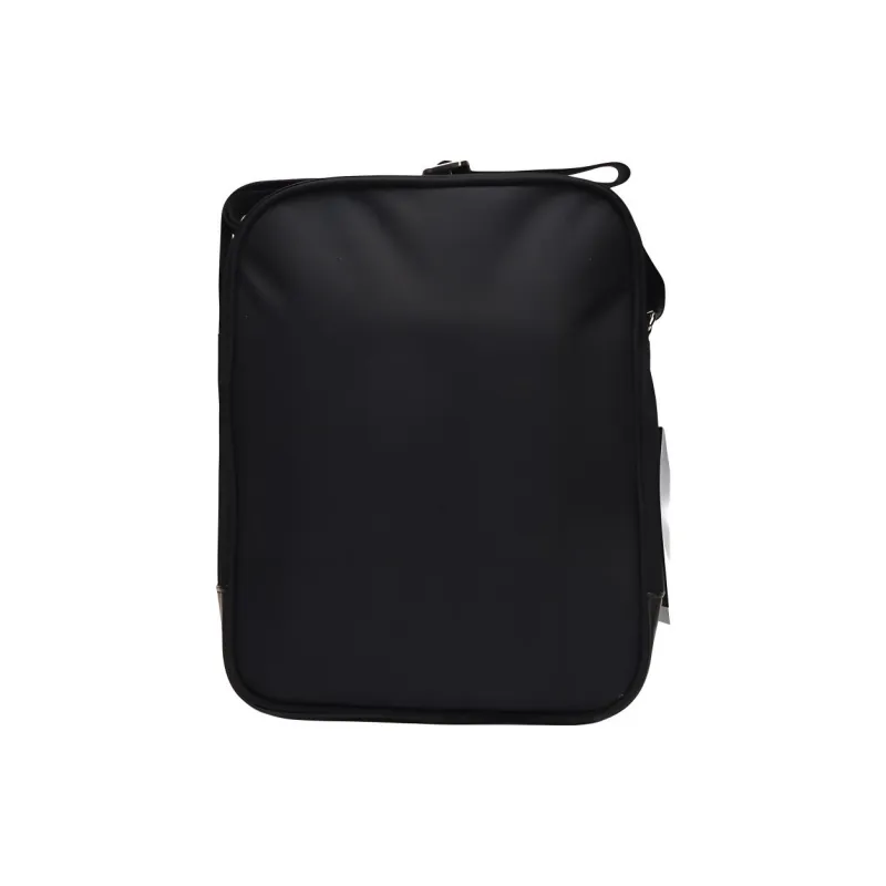 Adidas Polyester Polyurethane Synthetic Leather Crossbody Bag Unisex Black-3