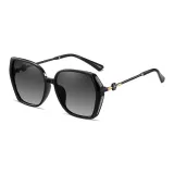 Bright Black Frame with Gradient Gray Lens