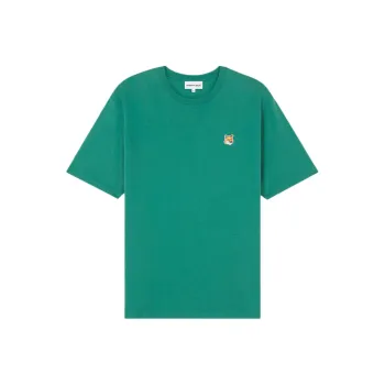 Maison Kitsune Fox Head Patch Crewneck T Shirt