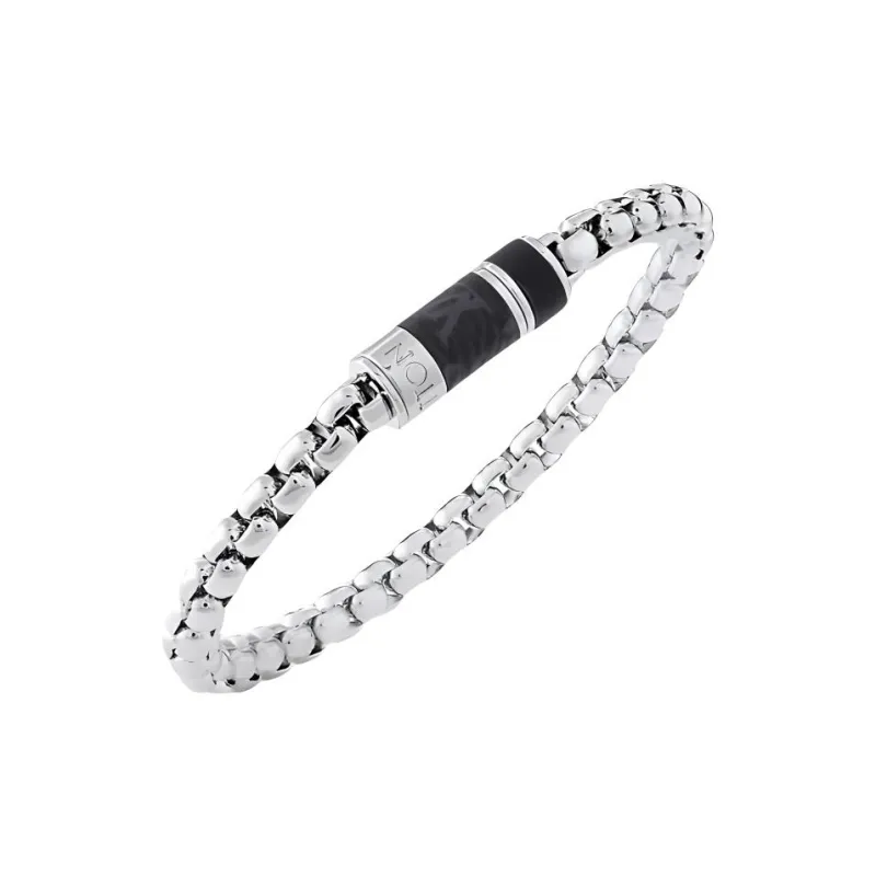 LOUIS VUITTON Canvas Brass Metal Parts Bracelets Men's Silver-1