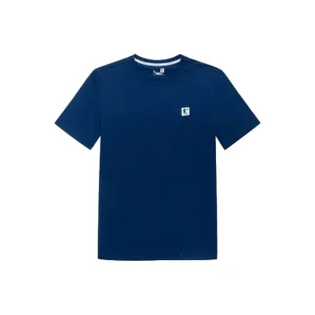 QIAODAN T Shirt Men's Velour Blue