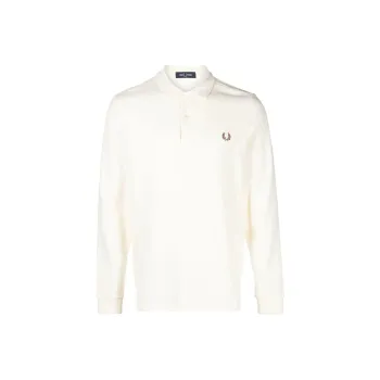 FRED PERRY Logo embroidered Cotton Polo Shirt