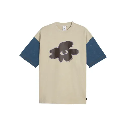 PUMA x P.A.M. Collaboration CONTRAST TEE T Shirt Unisex Ecru