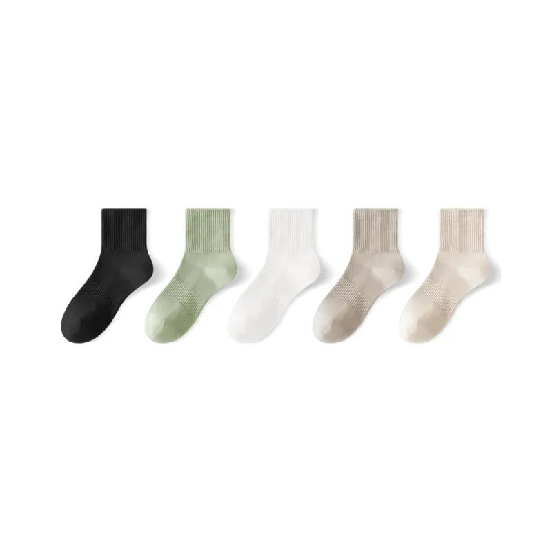 Urban Beauty Mid Calf Socks Women's Combo Set-8