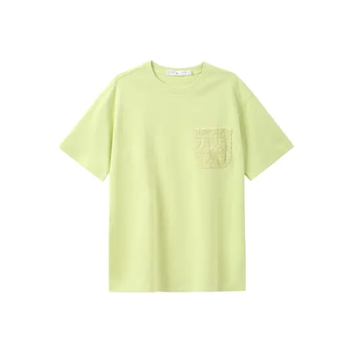 FUN T Shirts Men Light Green