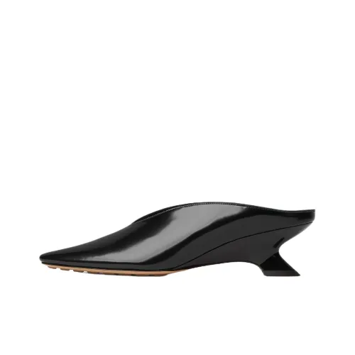 Bottega Veneta Closed Toe Slippers 5cm Women's Black