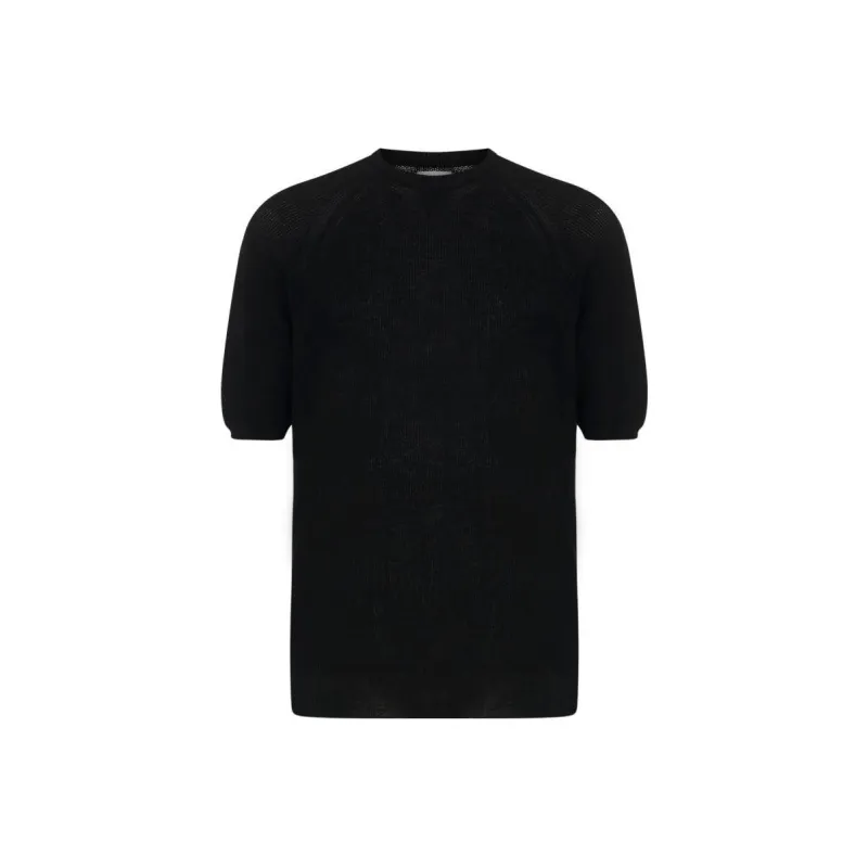 LANEUS T Shirts Men Black-0