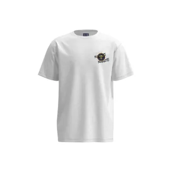 NBA Set in Sleeve T Shirt Unisex White