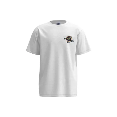 NBA Set in Sleeve T Shirt Unisex White