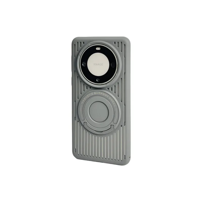 Sopi Acrylic Material Magnetic Gray Pull Handle Stand Phone Cases Set Compatibility With Huawei Mate 70/60 Pro/Pro+-2