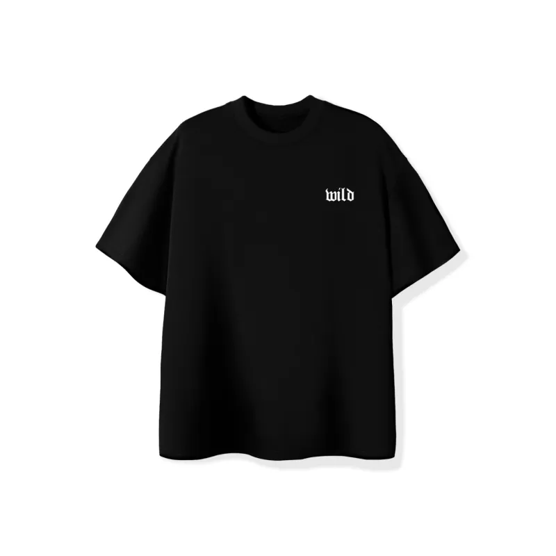 WILD LEADER T Shirt Unisex Black-0