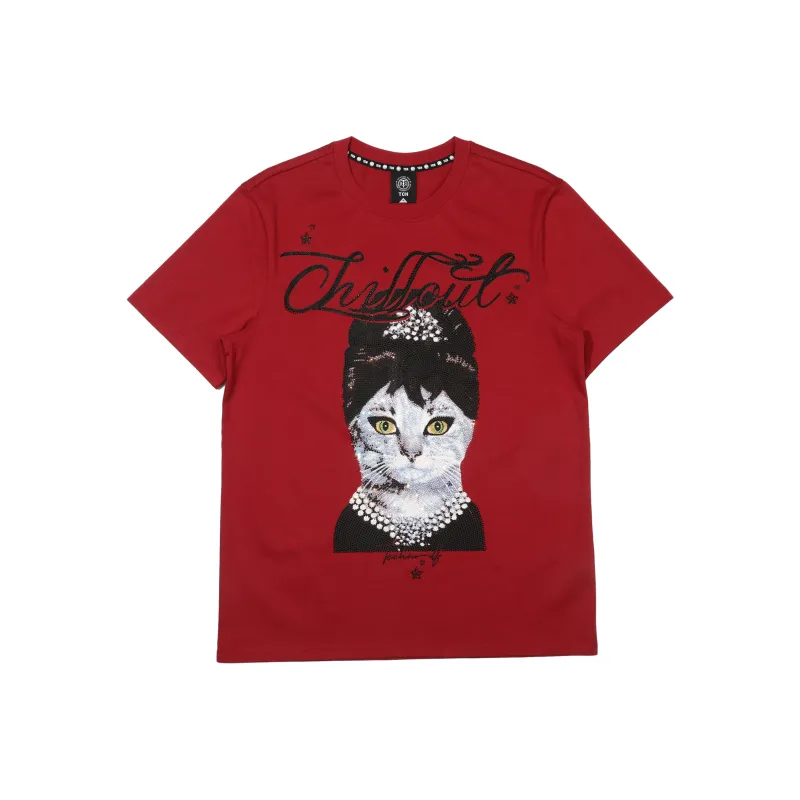 TCH T Shirts Unisex Burgundy-0