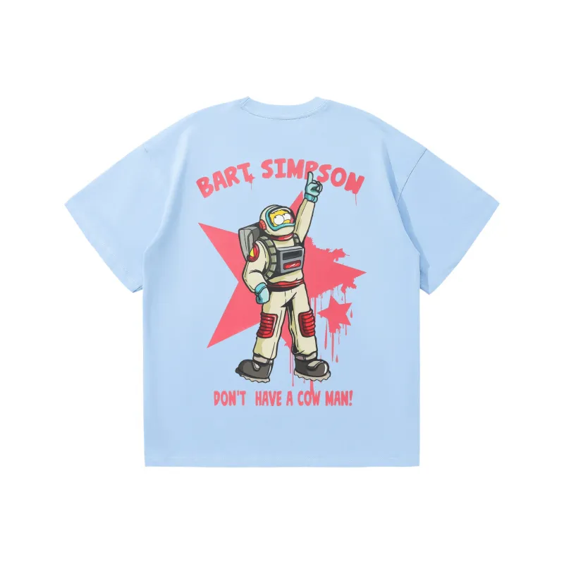 The Simpsons Drop Shoulder Sleeve T Shirt Unisex-12