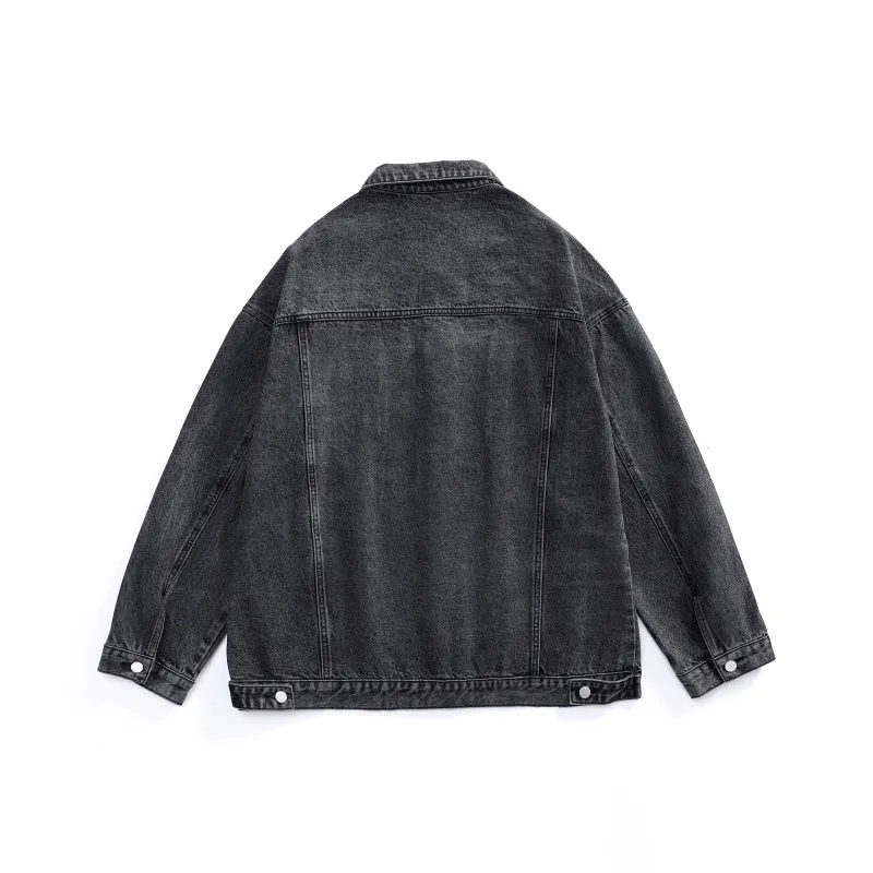 HOKLV Denim Jackets Unisex-1