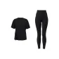 Black Short-Sleeved+Starry Black (No Embarrassing Seam)