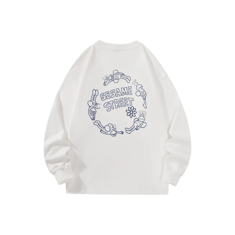 SESAME STREET Drop Shoulder Sleeve T Shirt Unisex-3