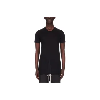 RICK OWENS/RO Lido Basic Ss T In Black Unstable Cotton T Shirt Men's Black